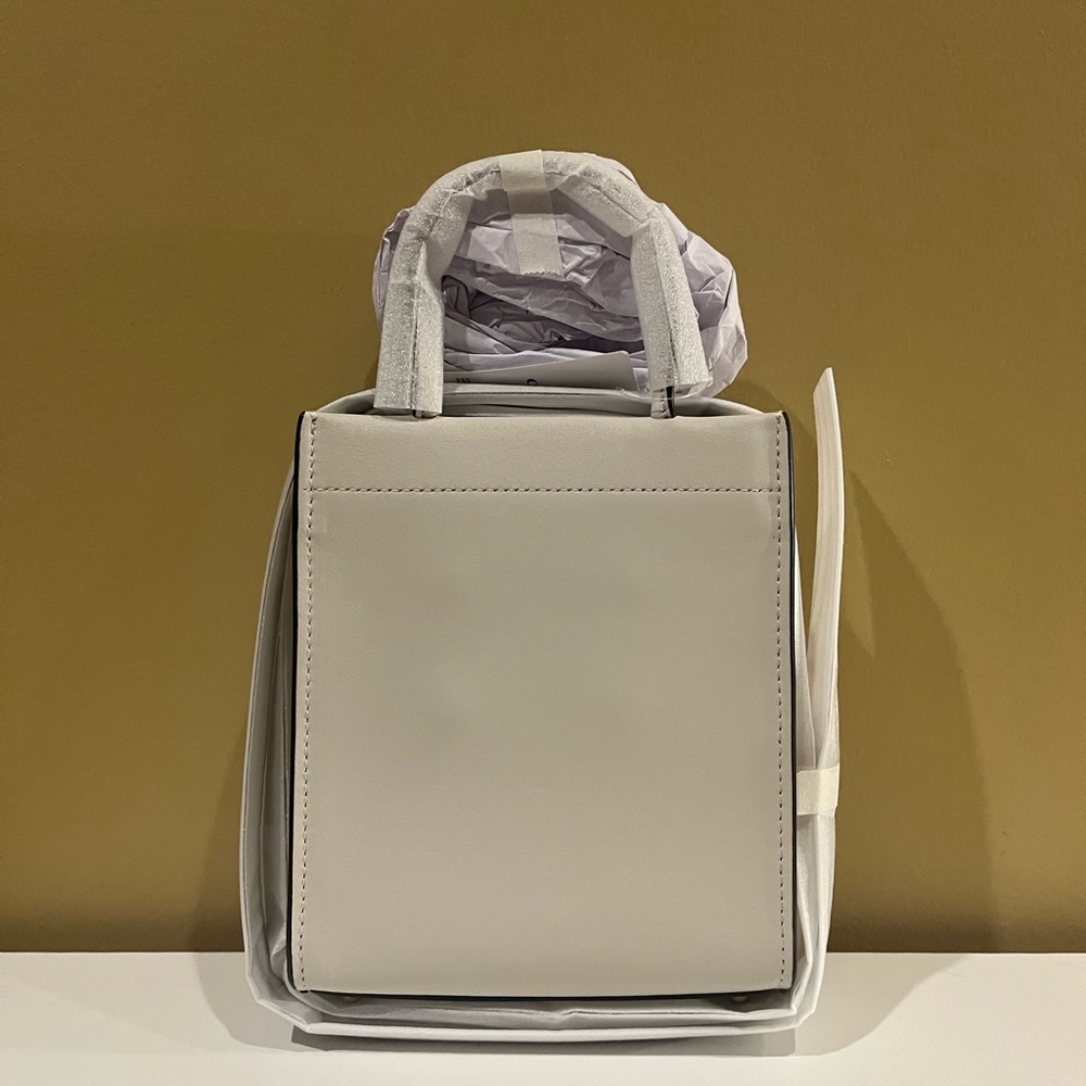 COACH MINI CASHIN CROSSBODY TOTE CHALK HANDBAG